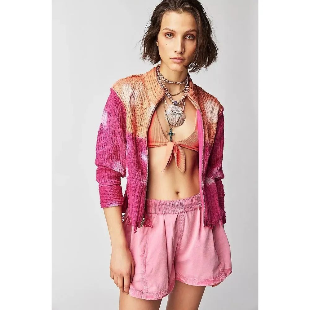 Free People Horizon Linen Cardigan Sweater